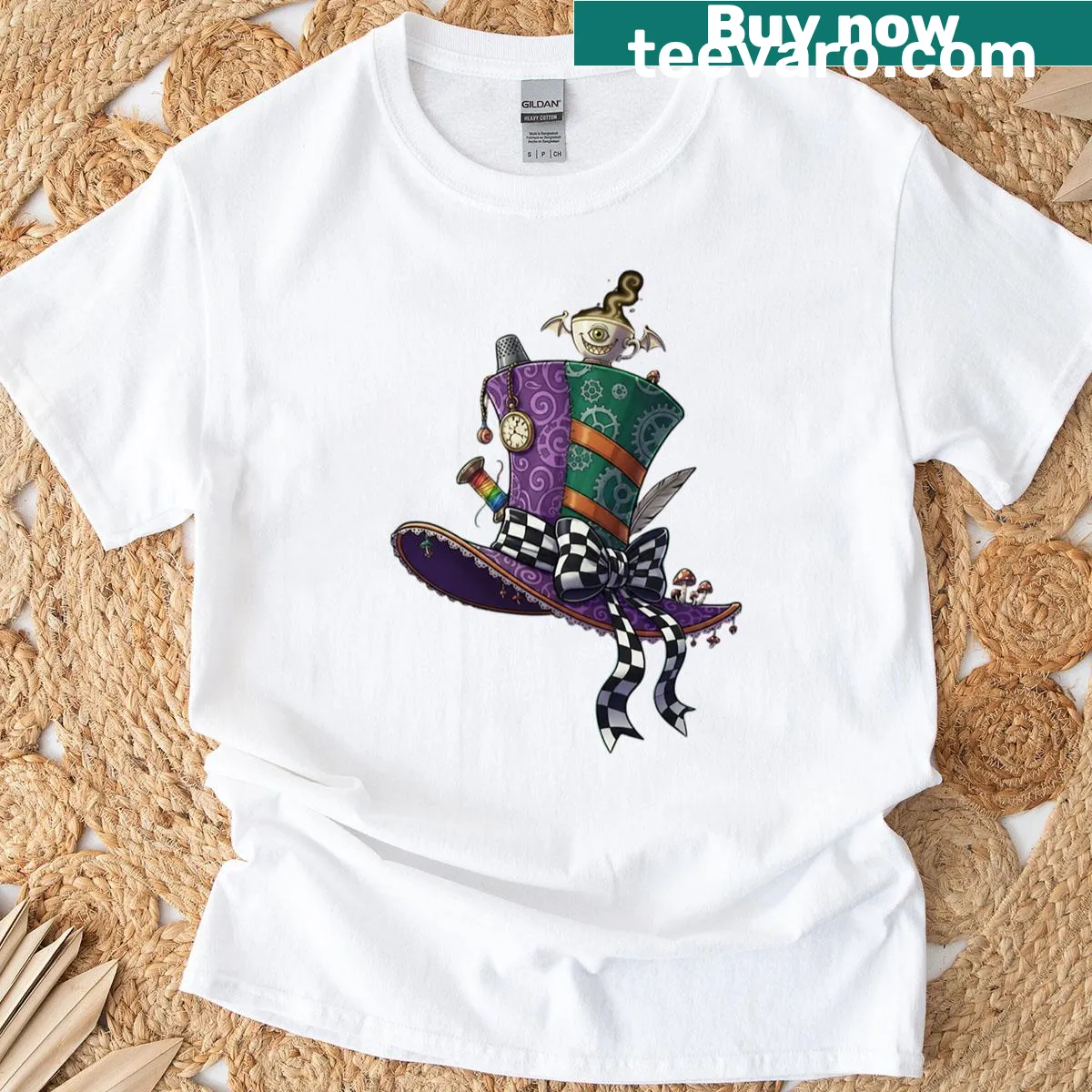 Typography design T-shirt themed around teaching and creativity — on a men's t-shirt