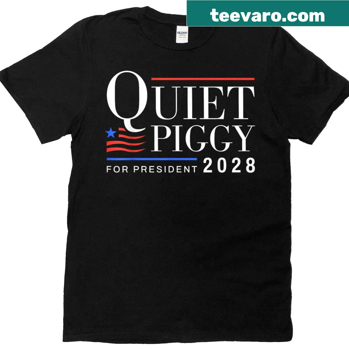 Funny election-themed t-shirt for women with a playful design — on a men's t-shirt