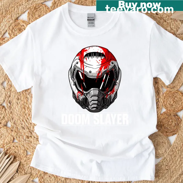 Bold emblem of Robocop with a doom theme, perfect for sci-fi fans.
