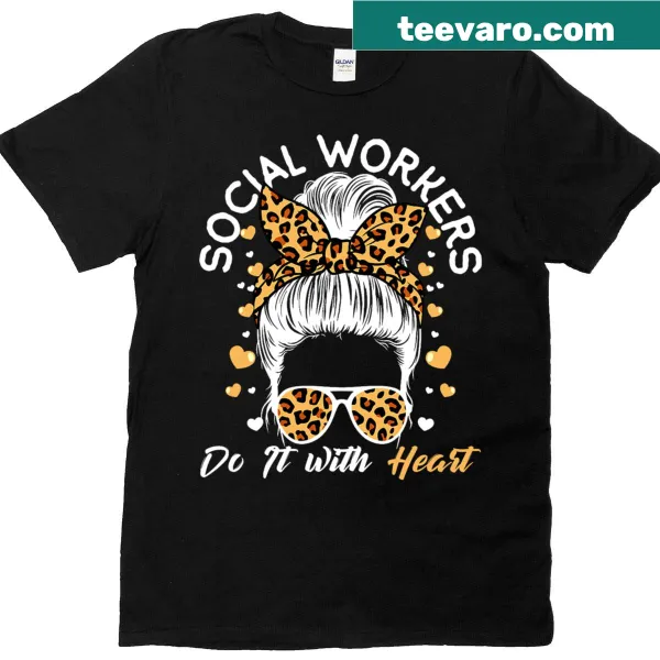Heartwarming message for social workers on a T-shirt