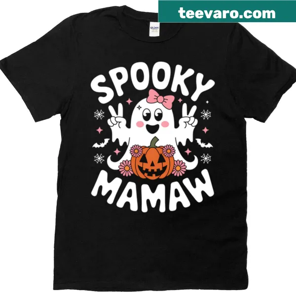 Groovy Halloween shirt for grandmas with a spooky theme