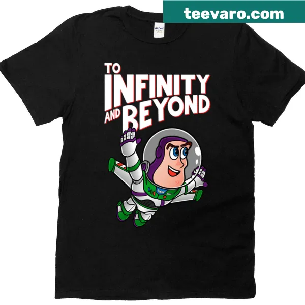 Cartoon Woody and Buzz from Toy Story on T-shirt