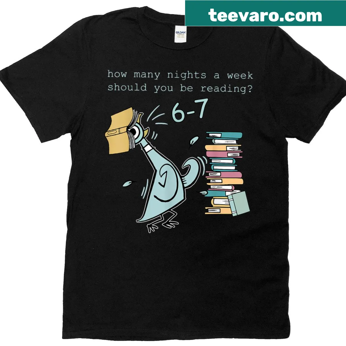 Inspirational teacher t-shirt asking about reading frequency — on a men's t-shirt