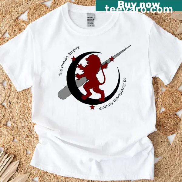 Inspirational Human Empire emblem on a t-shirt design