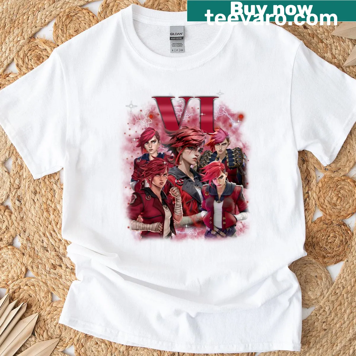 Retro gamer fan art t-shirt featuring iconic gaming movie character — on a men's t-shirt