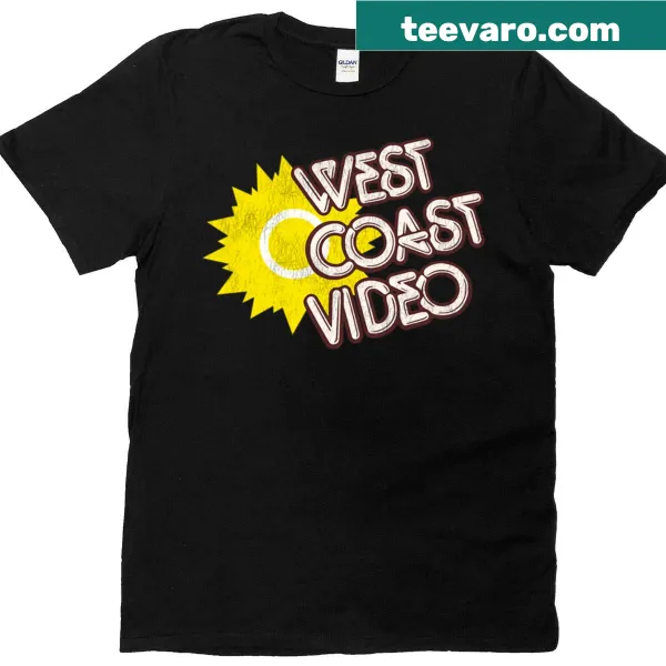 Retro design celebrating West Coast Video movie rental store