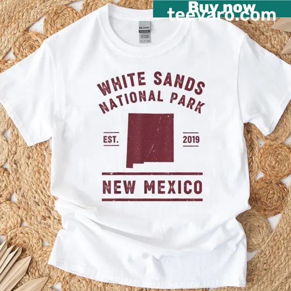 T-shirt featuring White Sands National Park graphic