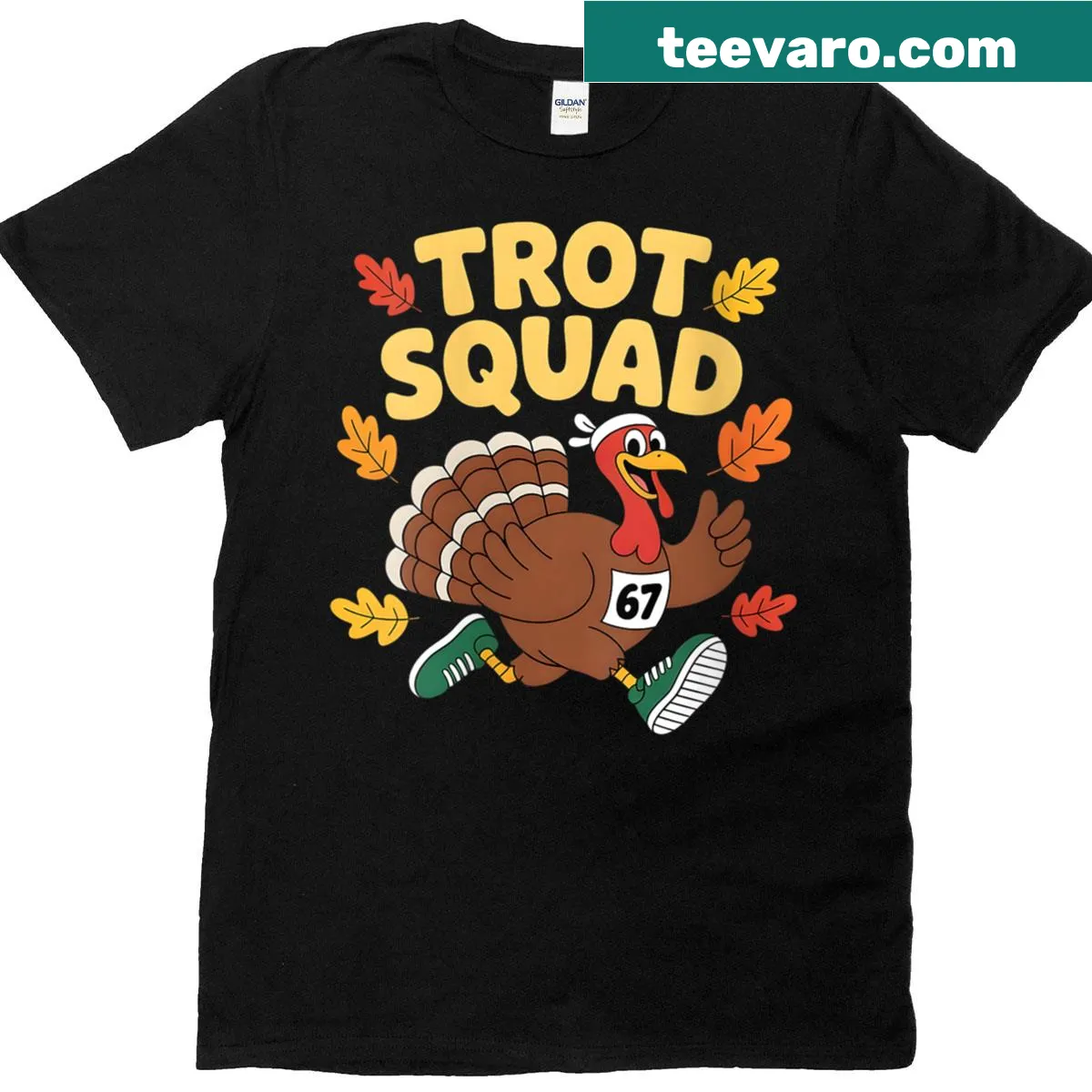Funny Thanksgiving 67 meme graphic on a women's t-shirt — on a men's t-shirt