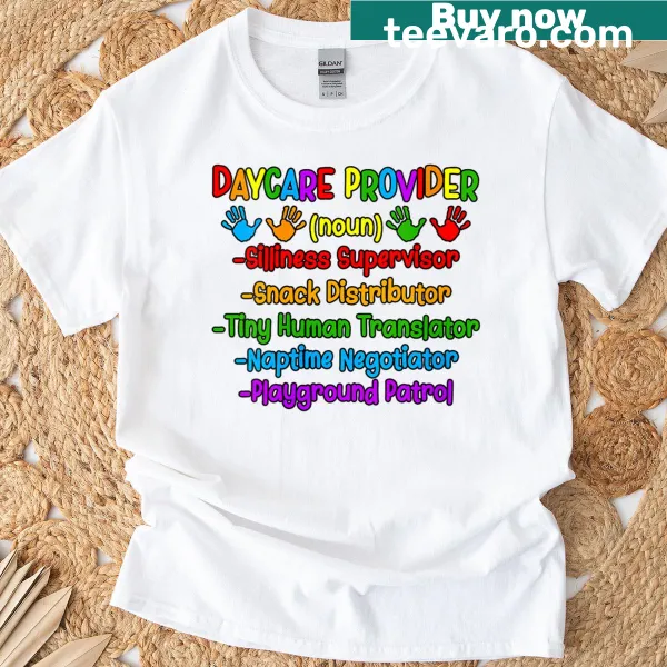 Definition of daycare provider T-shirt for women teachers