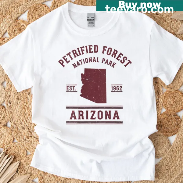 T-shirt featuring Petrified Forest National Park graphic