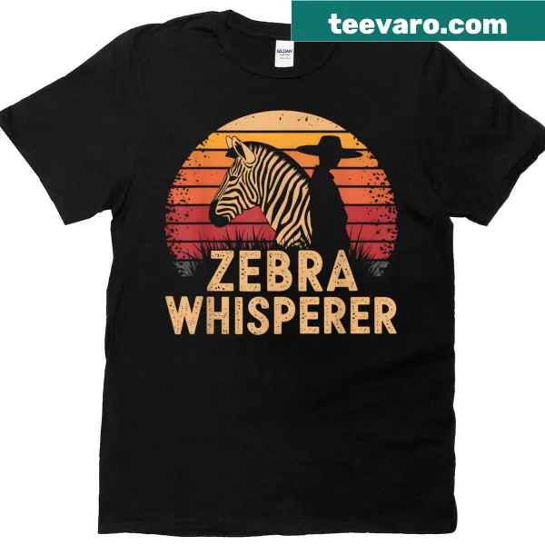 Vintage distressed zebra graphic on a t-shirt