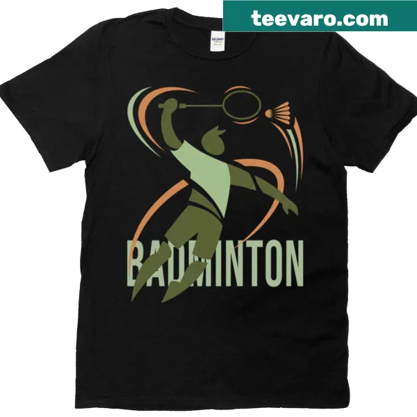 Abstract design depicting a badminton smash in motion