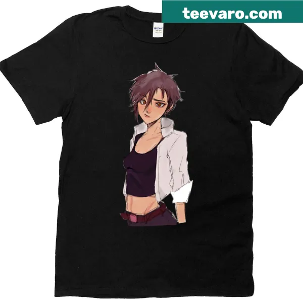 Cute T-shirt featuring an illustration of the Invisigal character