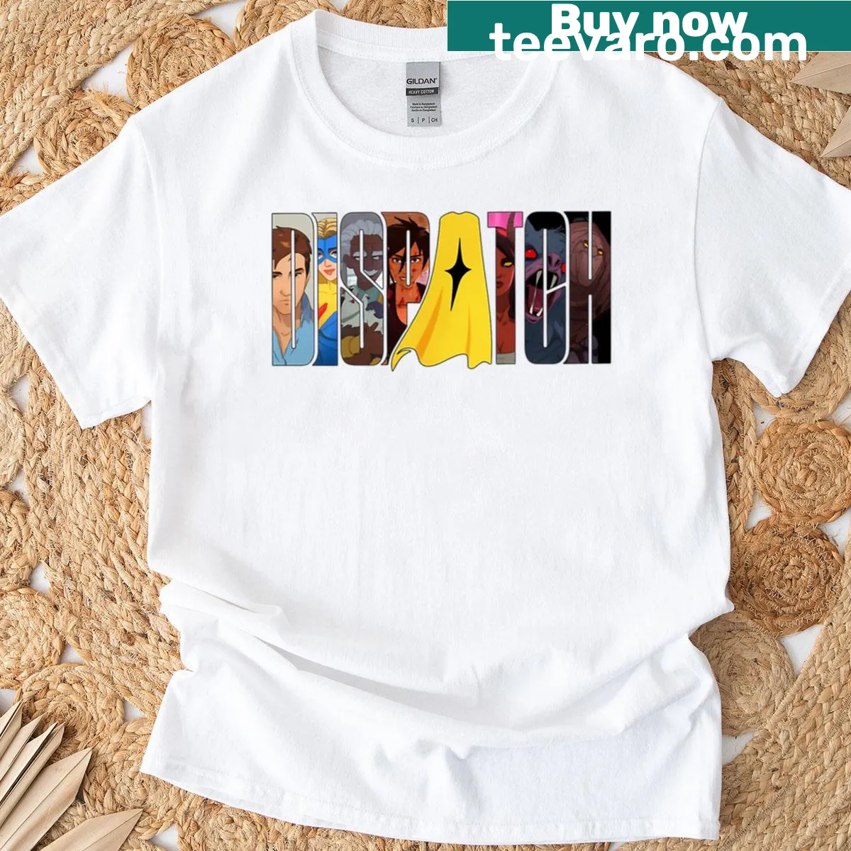 Kpop-themed T-shirt with fun typography — on a men's t-shirt