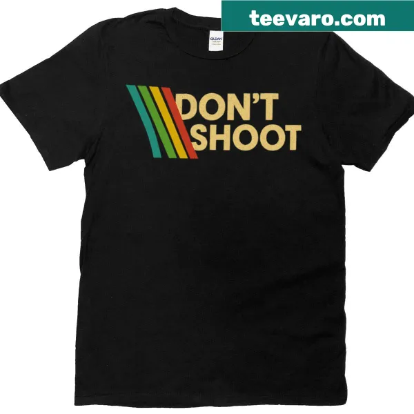 Edgy Don't Shoot gaming T-shirt Arc Raiders design