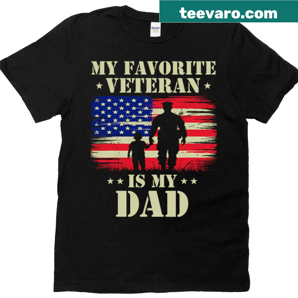 Vintage-style Dad t-shirt celebrating 90s memories with a patriotic slogan — on a men's t-shirt
