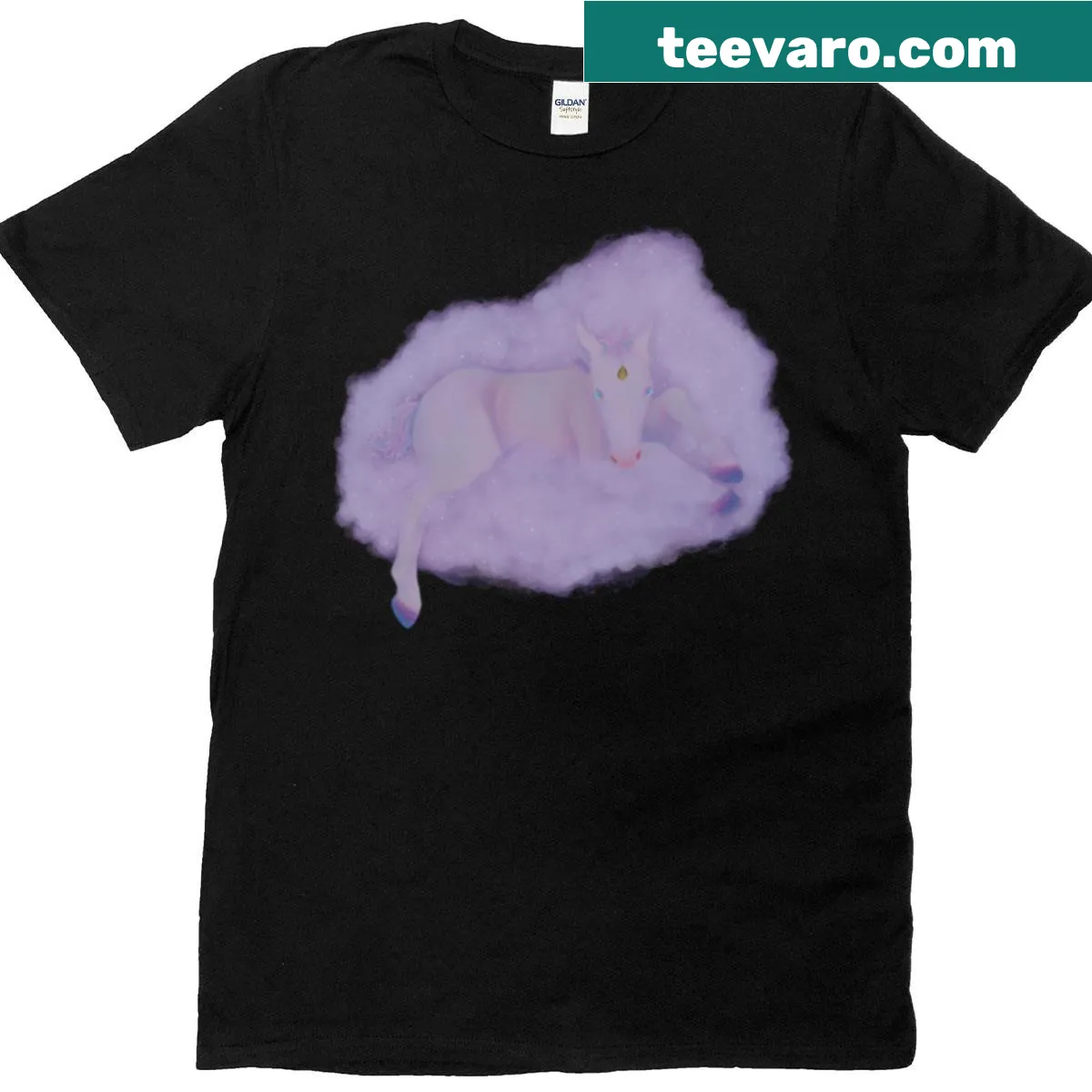 T-shirt with the phrase 'Head In The Clouds' in playful typography — on a men's t-shirt