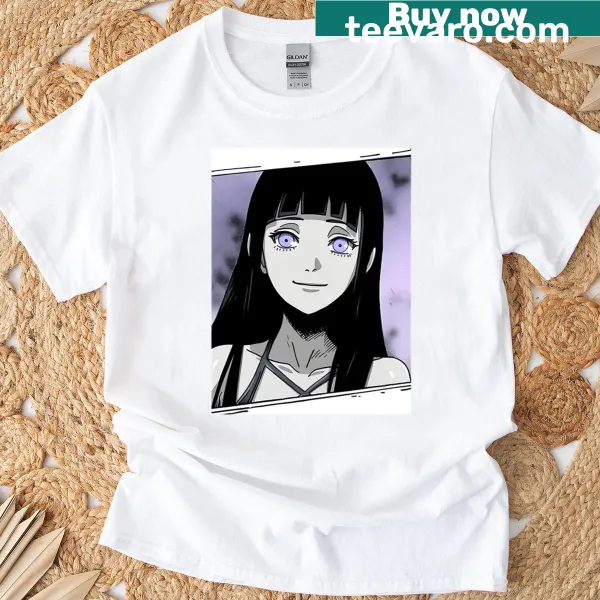 Kawaii Hinata princess t-shirt featuring playful illustration