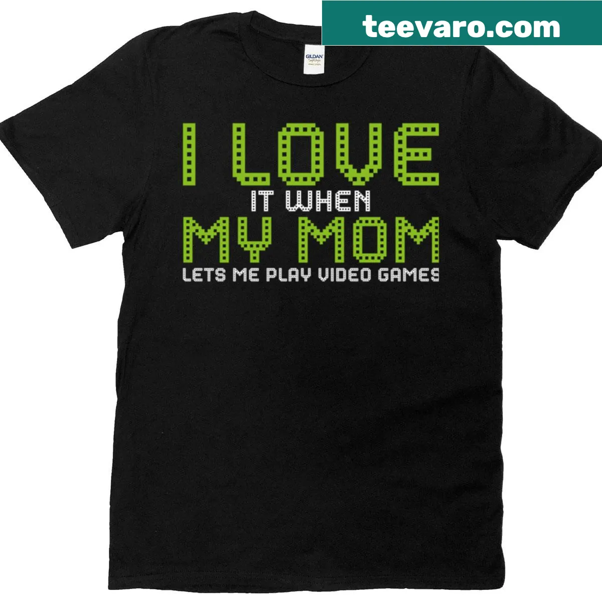 Funny Gamer Kid t-shirt with playful gaming message — on a men's t-shirt