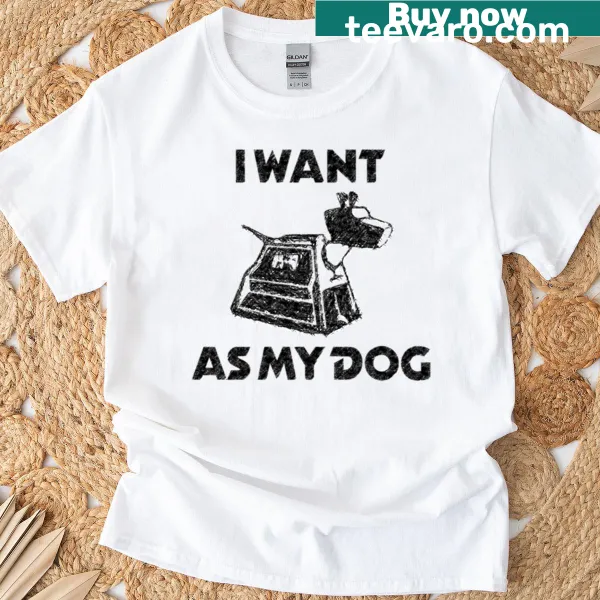 Funny T-shirt with a humorous K9 dog graphic
