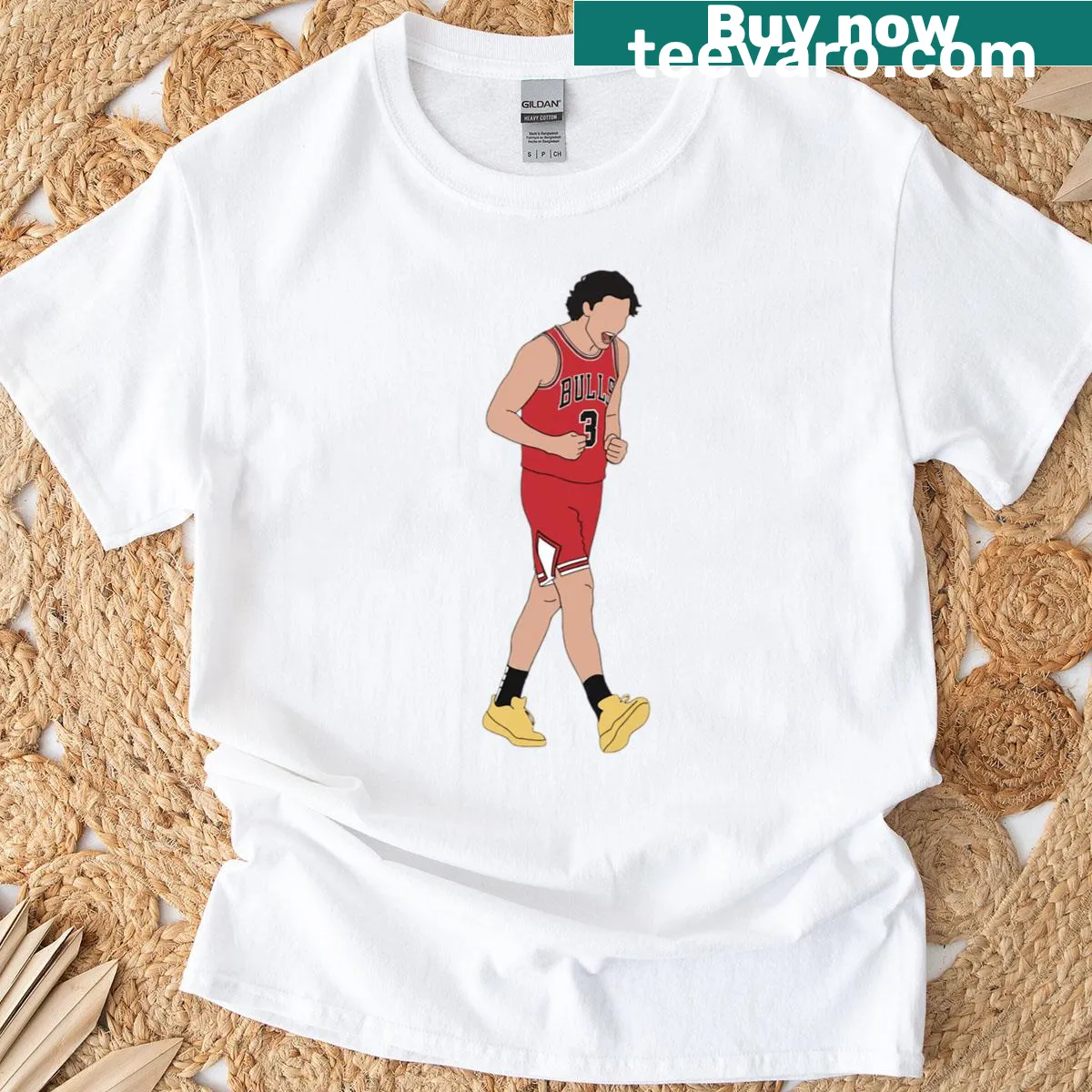 Josh Giddey graphic on a T-shirt — on a men's t-shirt