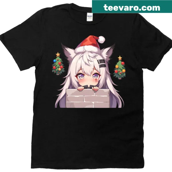 Chibi Lappland graphic on a festive anime T-shirt