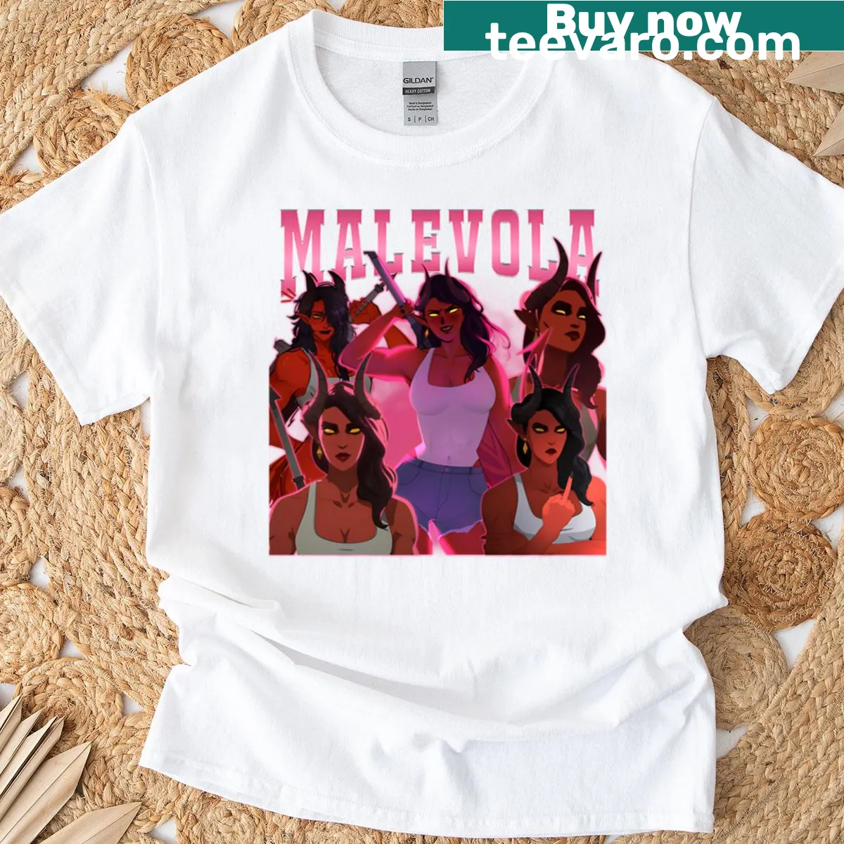 Malevola Dispatch gaming T-shirt with captivating graphic — on a men's t-shirt