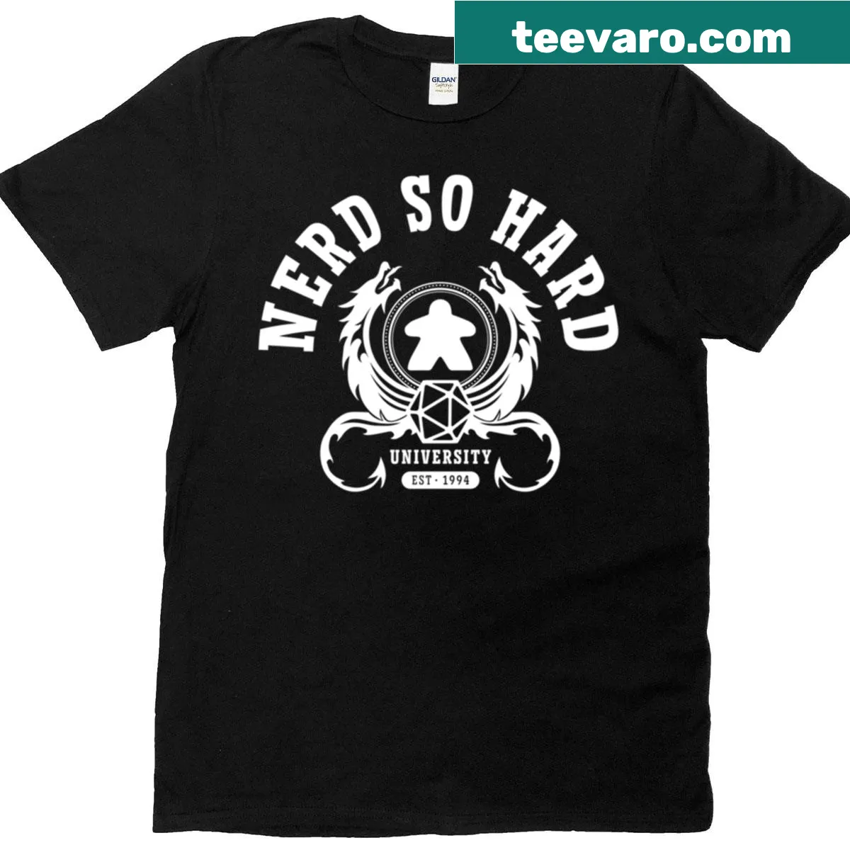 Sarcastic 'Nerd So Hard' t-shirt for students graduating in 2025 — on a men's t-shirt