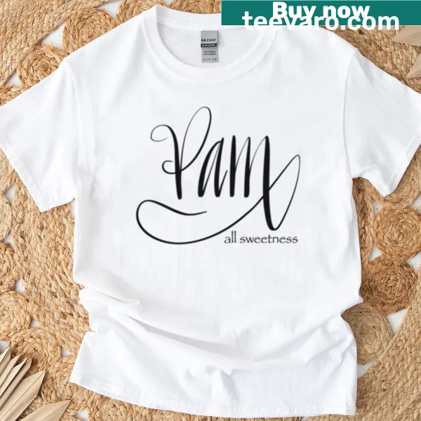 Elegant typography tee with meaningful design centered on the shirt