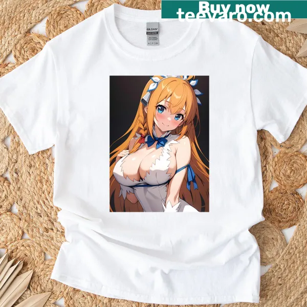 Illustration of Pecorine from Princess Connect on a t-shirt