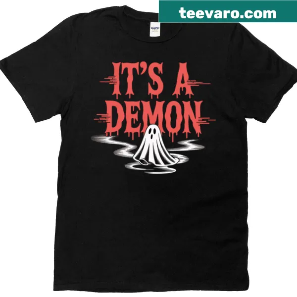 Graphic t-shirt featuring 'It's A Demon 3' from Phasmophobia