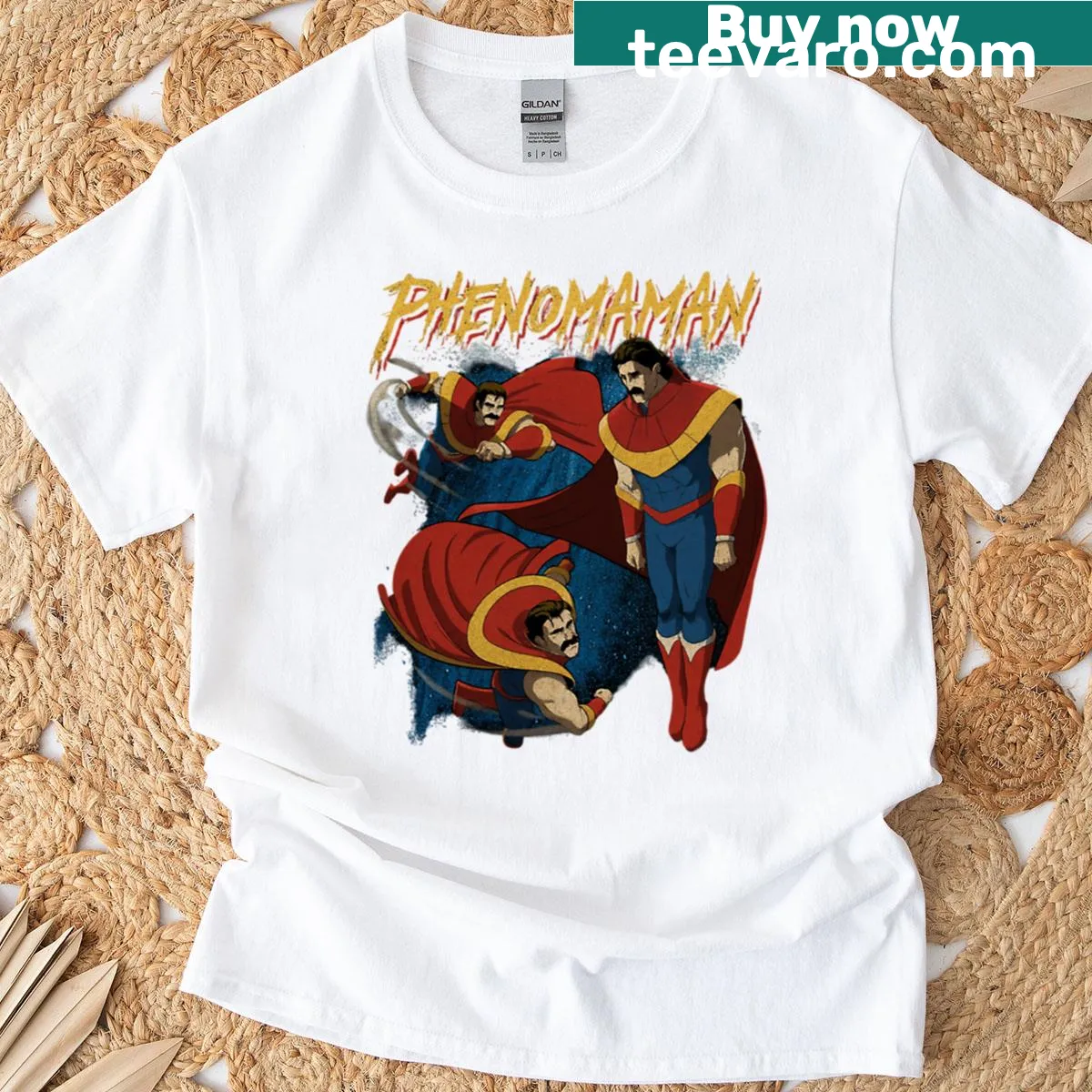 Cartoon character design for gamers on T-shirt — on a men's t-shirt