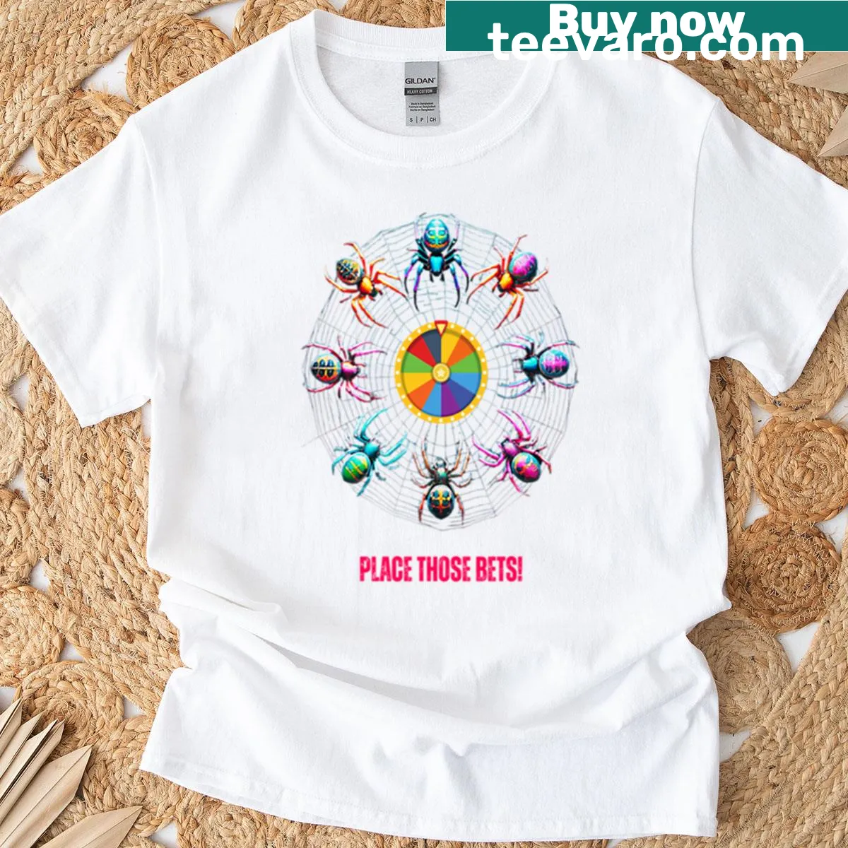 Players In Las Vegas t-shirt with bold text — on a men's t-shirt