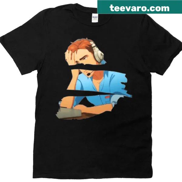 Gaming T-shirt featuring 'Robert Robertson Dispatch Game 2025' text