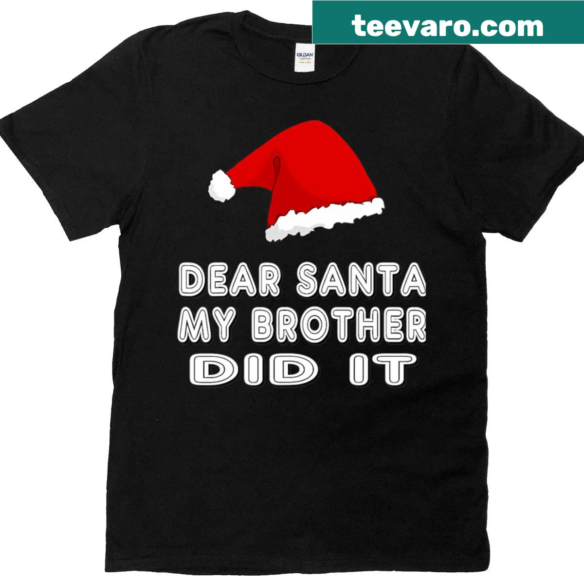 Retro vintage Christmas T-shirt with 'Santa My It' text for men — on a men's t-shirt