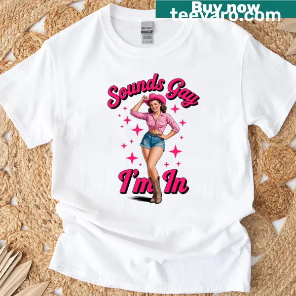 Western-themed t-shirt with LGBTQ+ pride message