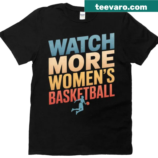 Supportive women's basketball shirt with bold text