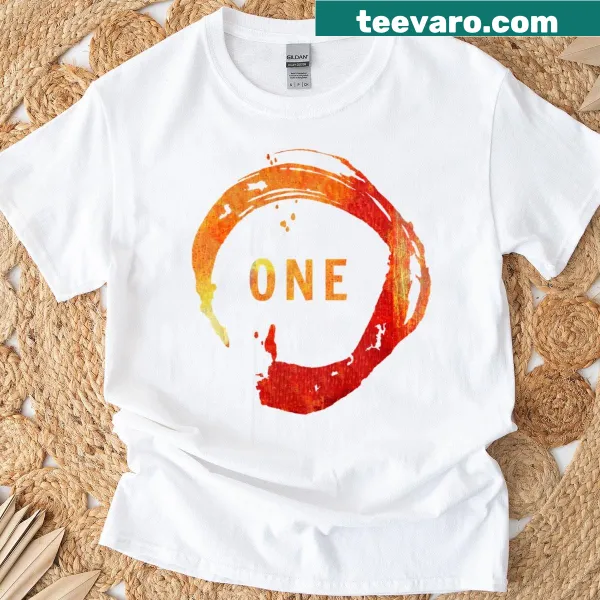 Playful 'The One-and-done' dual-sided t-shirt design