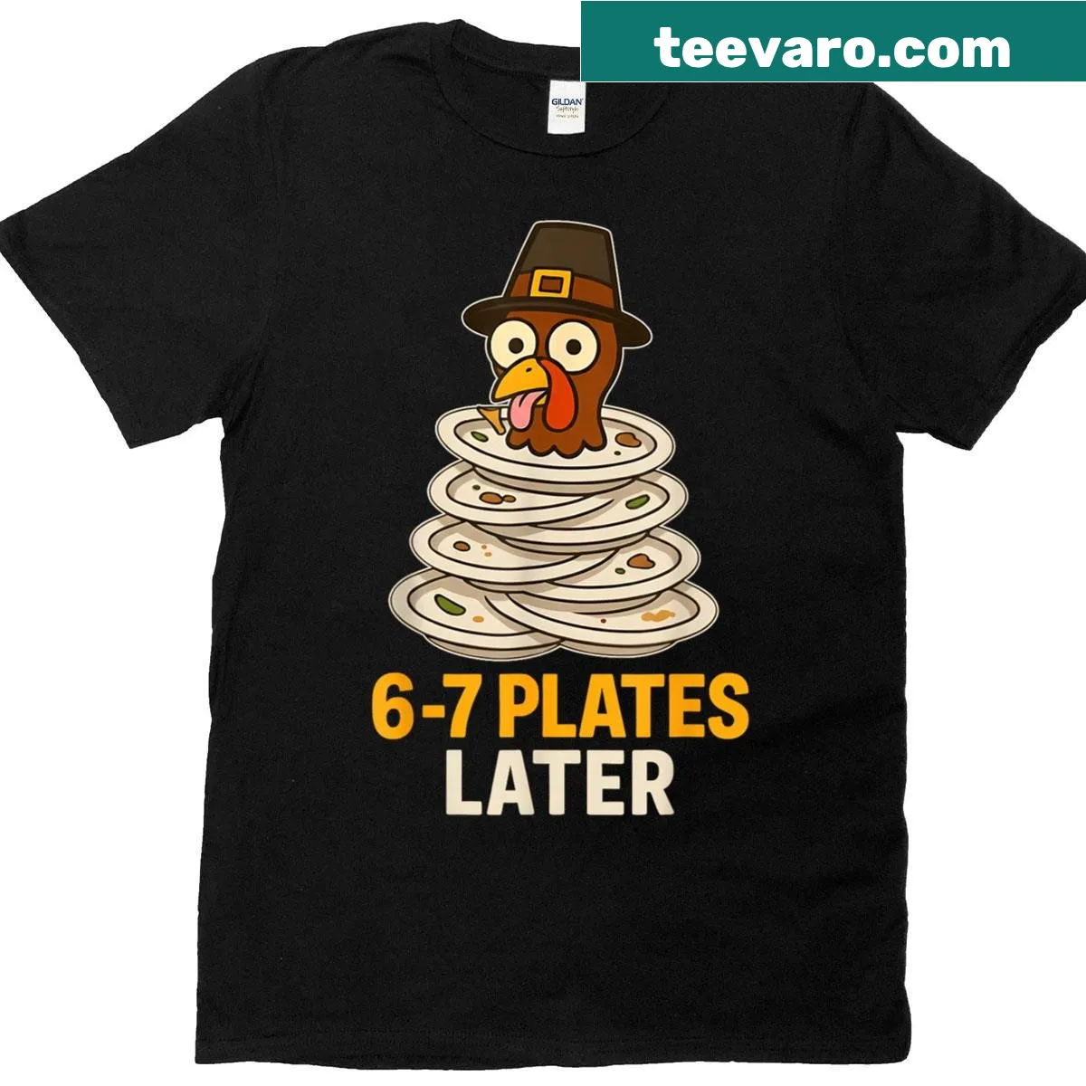 Funny Thanksgiving Turkey T-shirt for kids with meme design — on a men's t-shirt