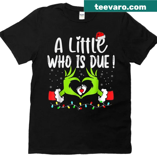 Christmas pregnancy announcement t-shirt with heartfelt message