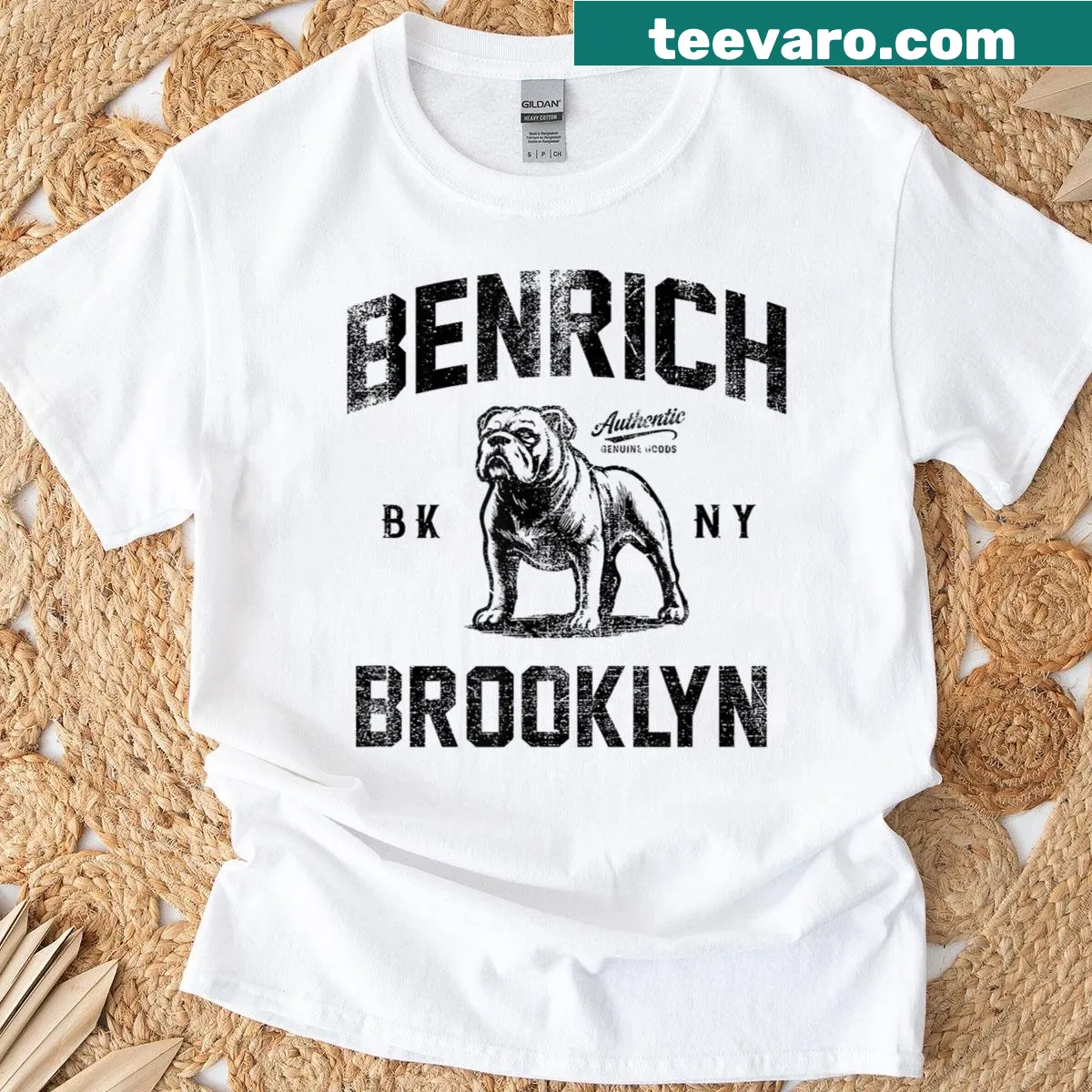 Brooklyn Bulldogs graphic t-shirt for sports fans — on a men's t-shirt