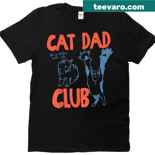 Illustration of a cat with text Life Is Better With Cats