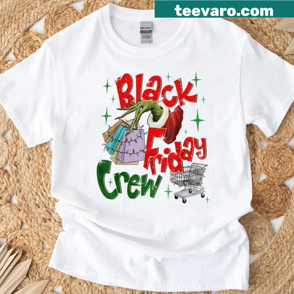 Funny Christmas shopping-themed family T-shirt