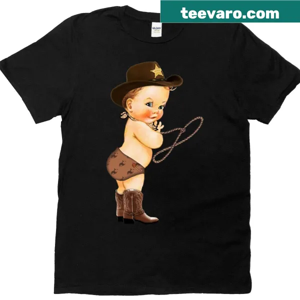 Vintage baby cowboy graphic T-shirt