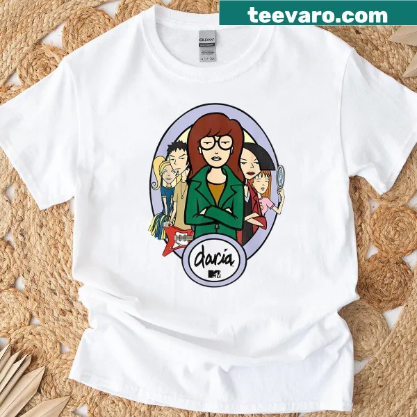 Vintage-style Daria t-shirt featuring a full graphic shot.