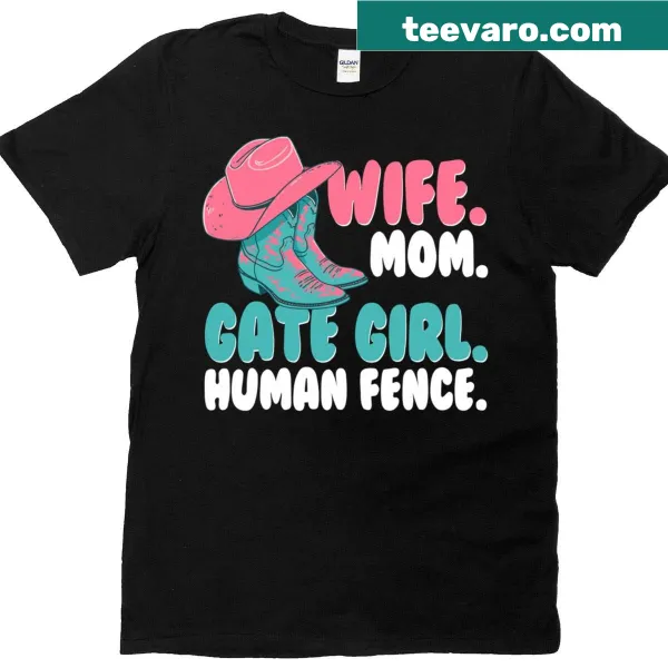 Farm Wife statement text on T-shirt