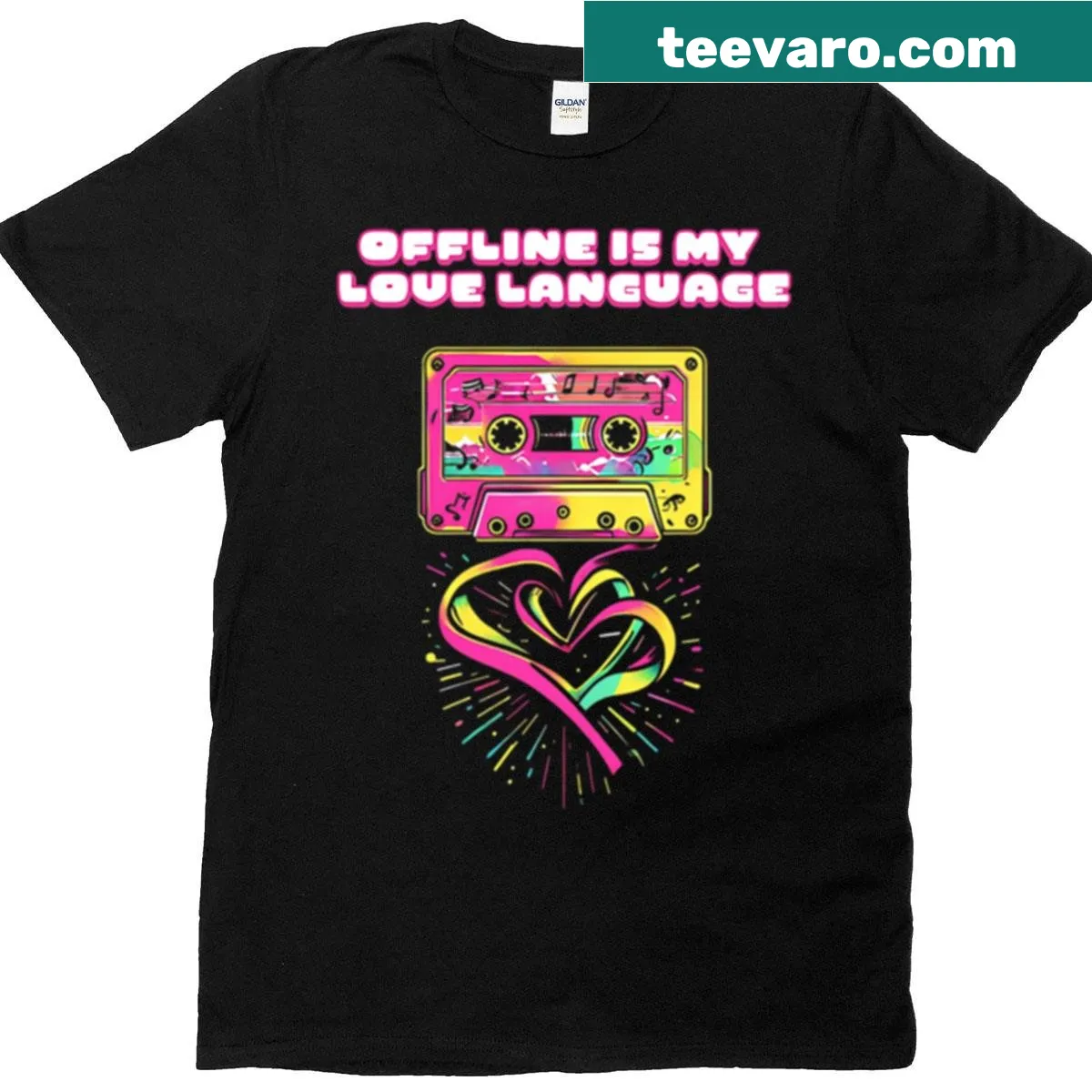 Oversized T-shirt with a vintage 35mm film roll graphic design — on a men's t-shirt