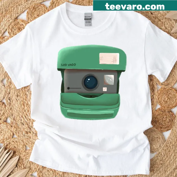Comic style T-shirt with a playful photography theme