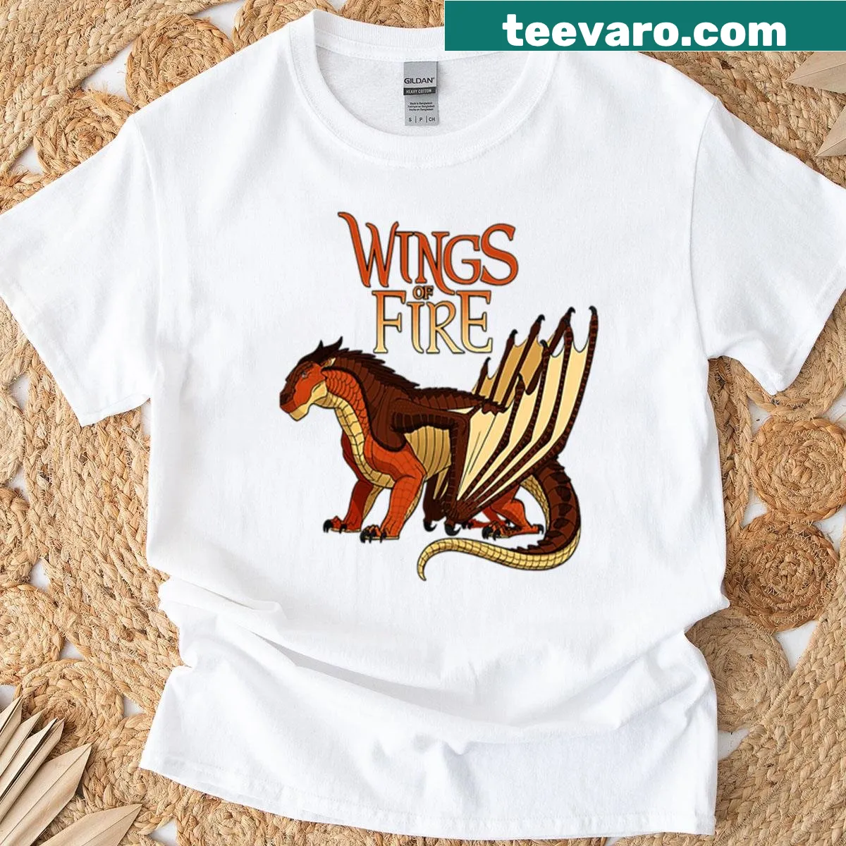 Vintage-style oversized T-shirt featuring Clay Dragon design — on a men's t-shirt