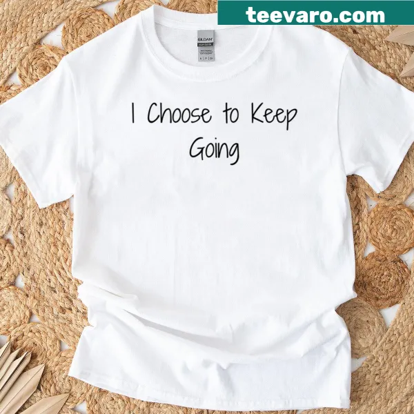 Inspirational t-shirt with motivational text design